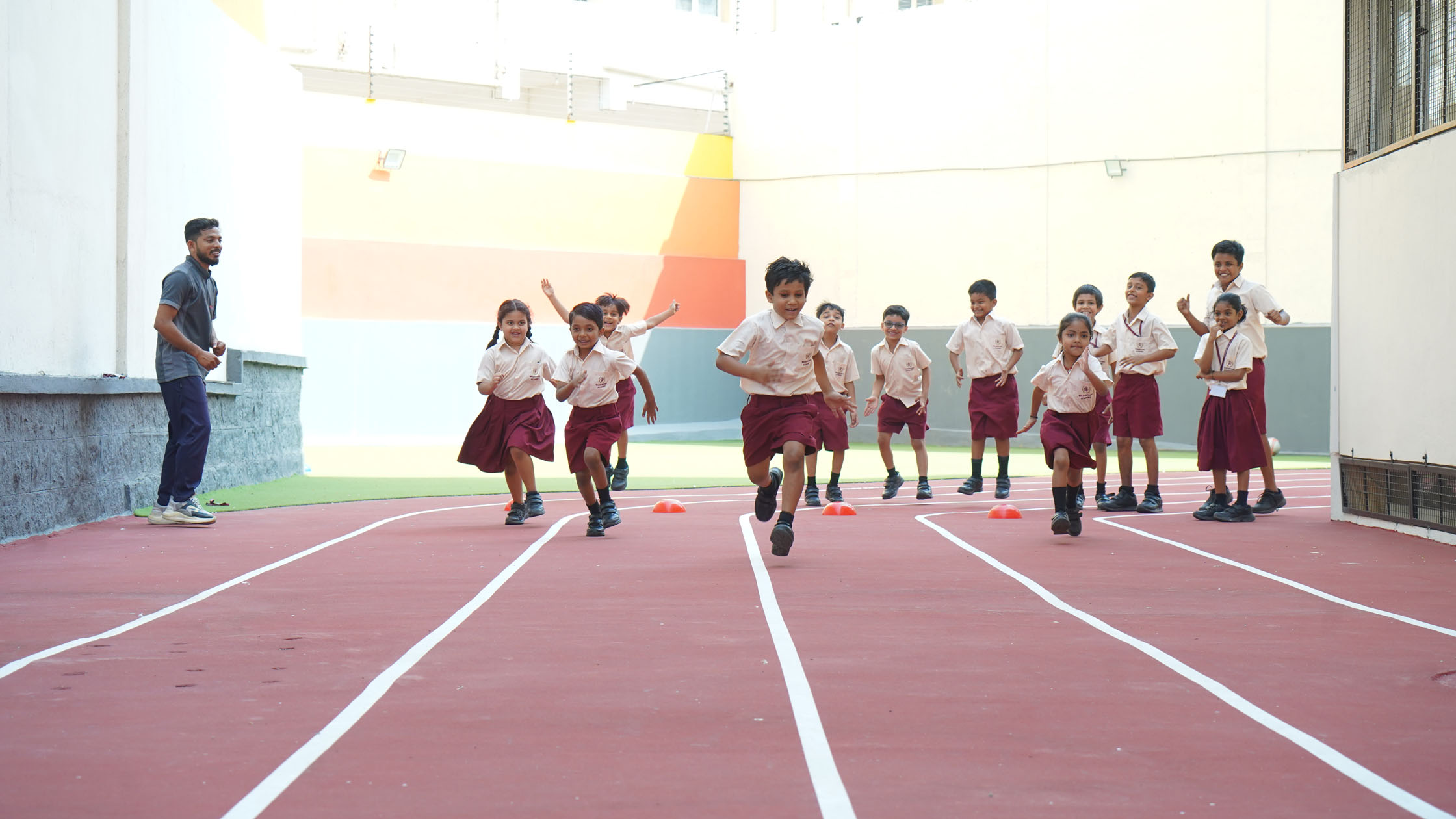 Snaps during the athletics competition at Walkertown Academy - Top schools in hyderabad